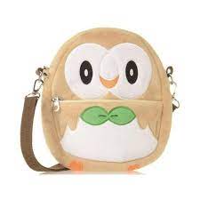 Pokemon Centre Rowlett Plush Backpack Bag Purse - Japanese Import