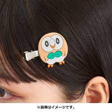 Pokemon Centre Rowlett Character Hair Clip Accessory - Japanese Import