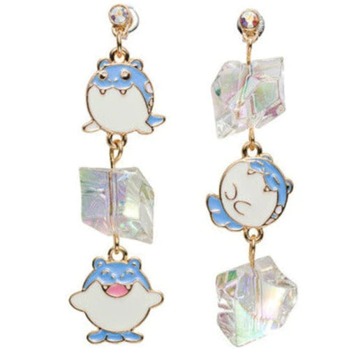 Pokemon Centre Spheal Drop Earrings Pair - Japanese Import