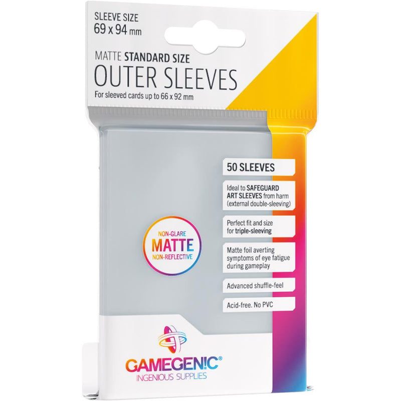 Gamegenic Outer Sleeves Matte - Standard Size x50