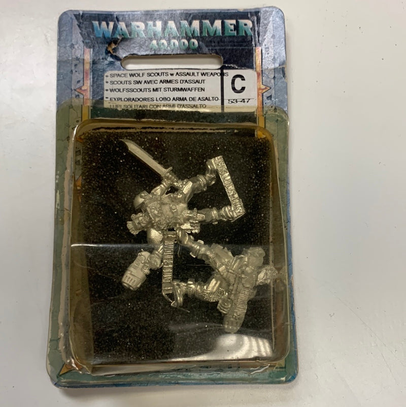 Warhammer 40k Space Wolves Scouts with Assault Weapons BNIB (AW182)