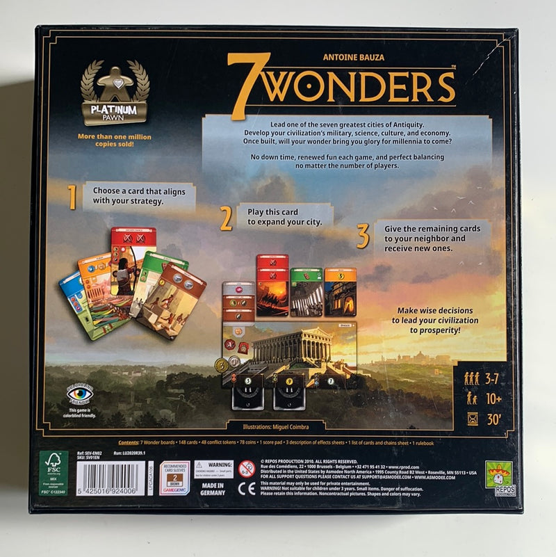 Seven Wonders Board Game (BD408)