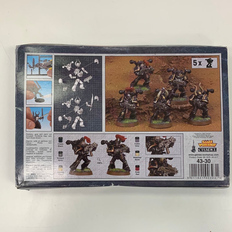 Warhammer 40k Chaos Space Marine Attack Squad NIB (AV722)