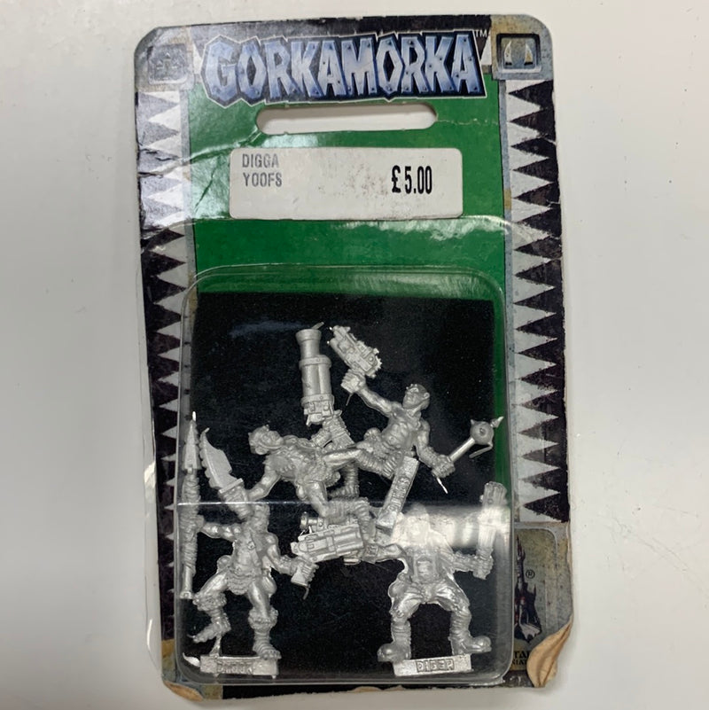 Warhammer 40k Gorkamorka Digga Yoofs BNIB OOP (AC087)