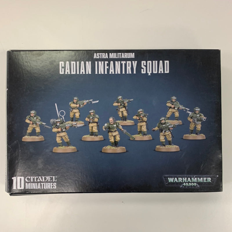 Warhammer 40k Cadian Infantry Squad NIB (AV726)