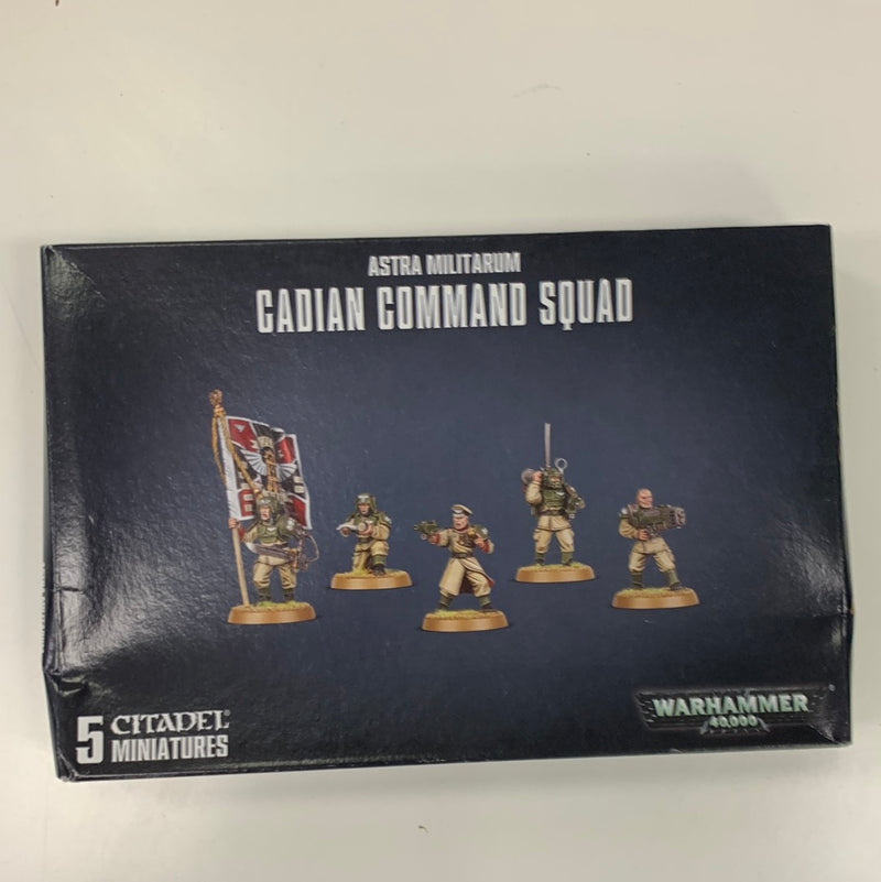 Warhammer 40k Cadian Command Squad NIB (AV721)