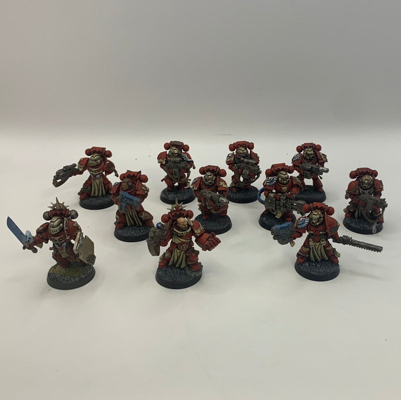 Warhammer 40k Blood Angels Elite Squad Well Painted (BA188)