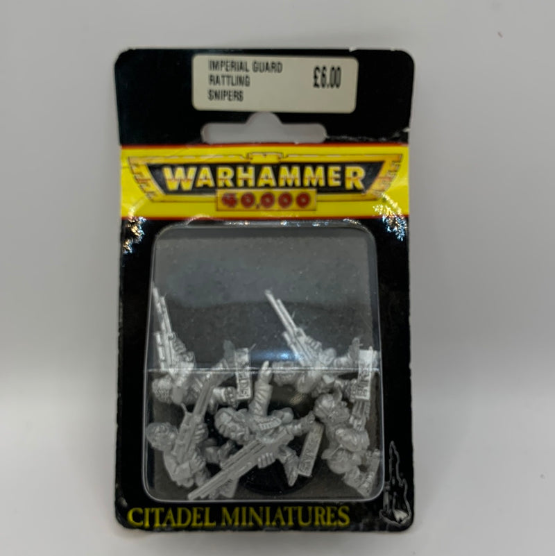 Warhammer 40k Imperial Guard Rattling Snipers BNIB OOP (BA006)