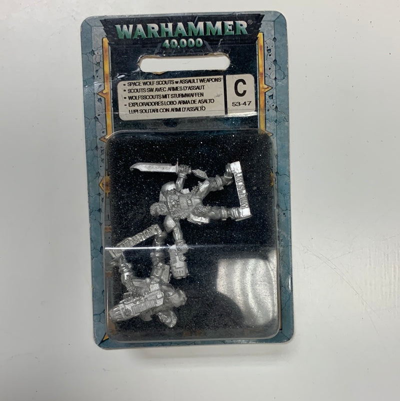 Warhammer 40k Space Wolves Scouts with Assault Weapons BNIB (AW070)