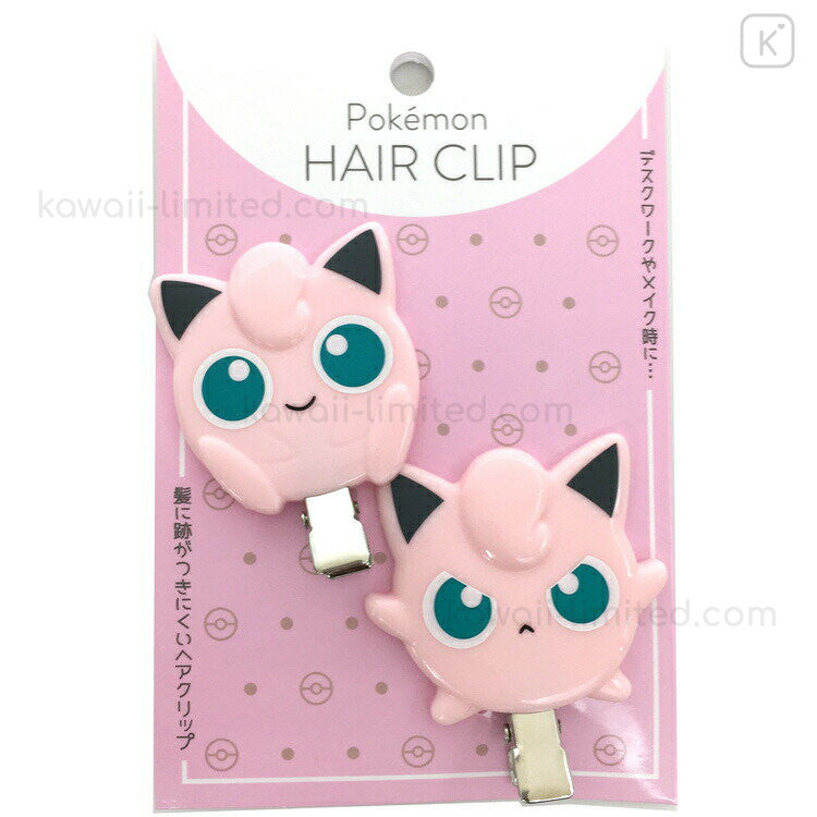 Pokemon Centre Jigglypuff Character Hair Clip Accessory - Japanese Import