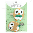 Pokemon Centre Rowlett Character Hair Clip Accessory - Japanese Import