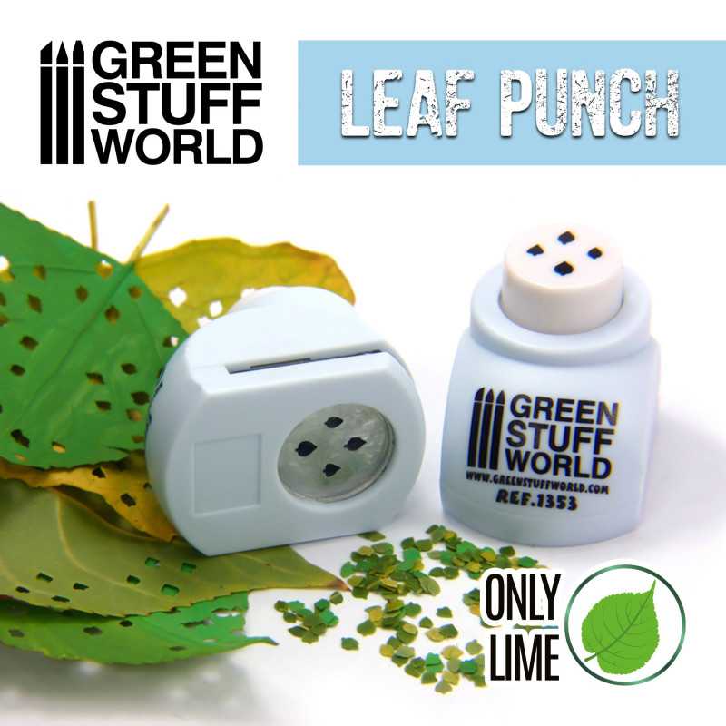 Miniature Leaf Punch Light Blue