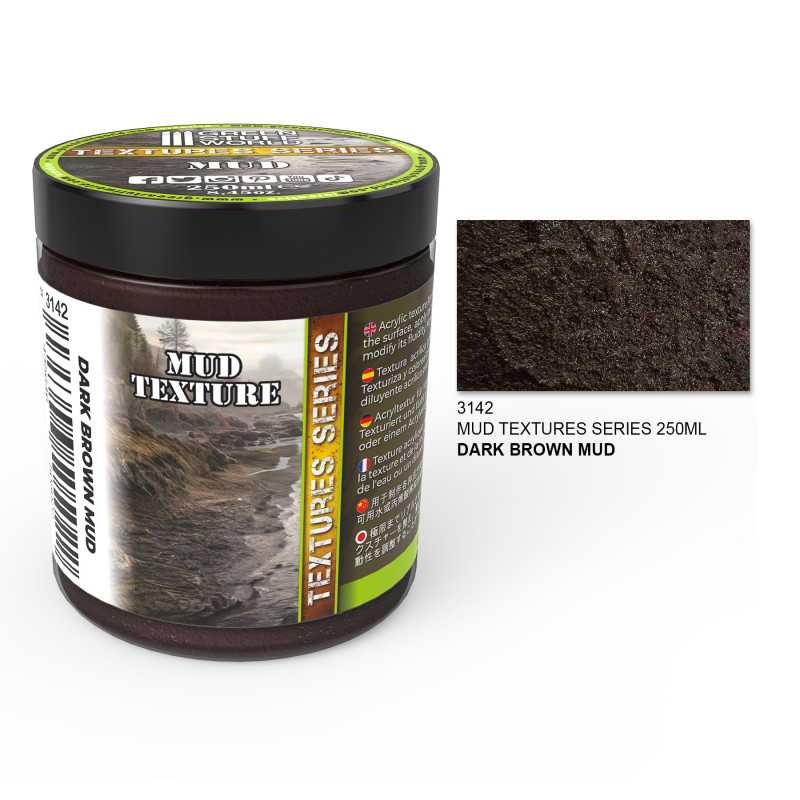 Mud Textures - DARK BROWN 250ml