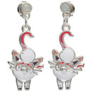 Pokemon Centre Hisuian Zorua Drop Earrings Pair - Japanese Import
