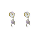 Pokemon Centre Dowasure Drifloon Drop Earrings Pair - Japanese Import