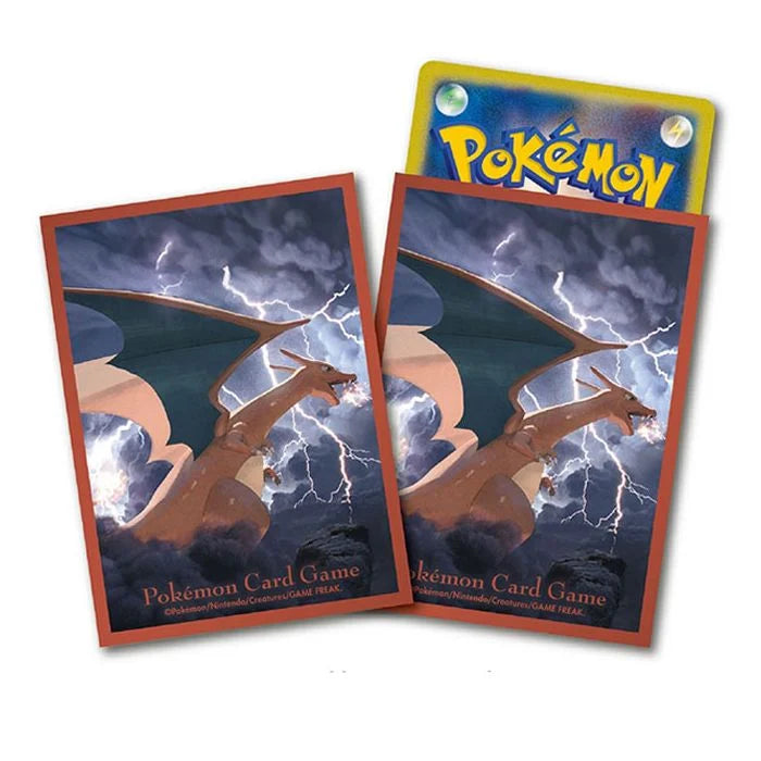 Pokemon Centre Charizard Lightning 64 Art Sleeves - Japanese Import