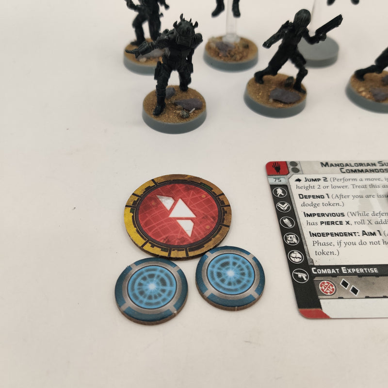 Star Wars Legion Shadow Collective Mandalorian Super Commandos AO006