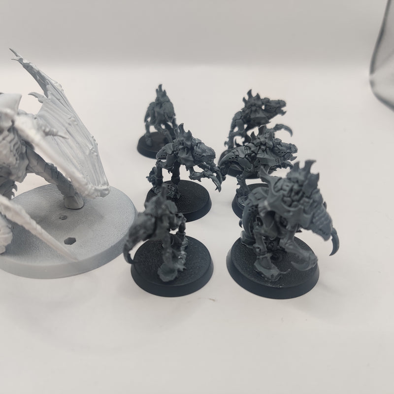 Warhammer 40k Tyranids Winged Prime and Neurogaunts AZ130