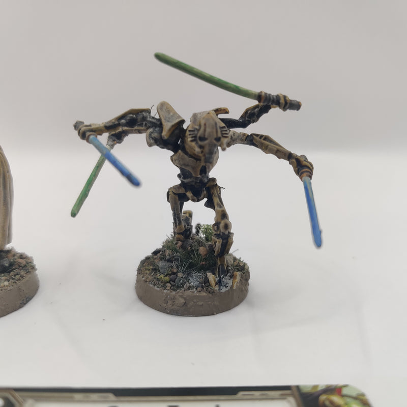 Star Wars Legion Count Dooku and General Grievous - Painted AT248