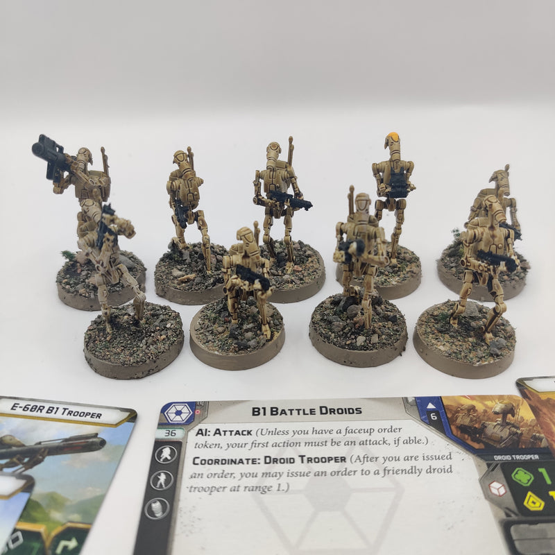 Star Wars Legion B1 Battle Droids unit - Painted AQ014