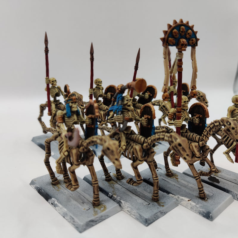 Tomb Kings of Khemri Skeleton Horsemen x8 - Painted AD087