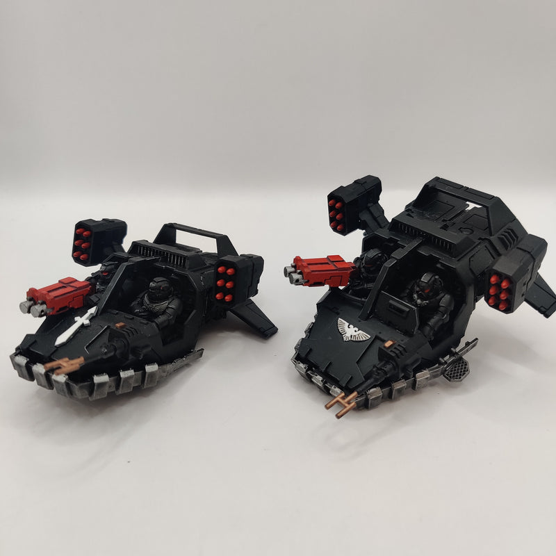 Warhammer 40k Dark Angels Ravenwing Landspeeders x2 AR007