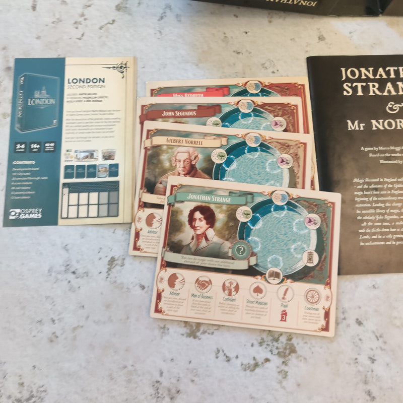 Jonathan Strange and Mr Norrell: A Board Game of English Magic - Used / Complete AV050