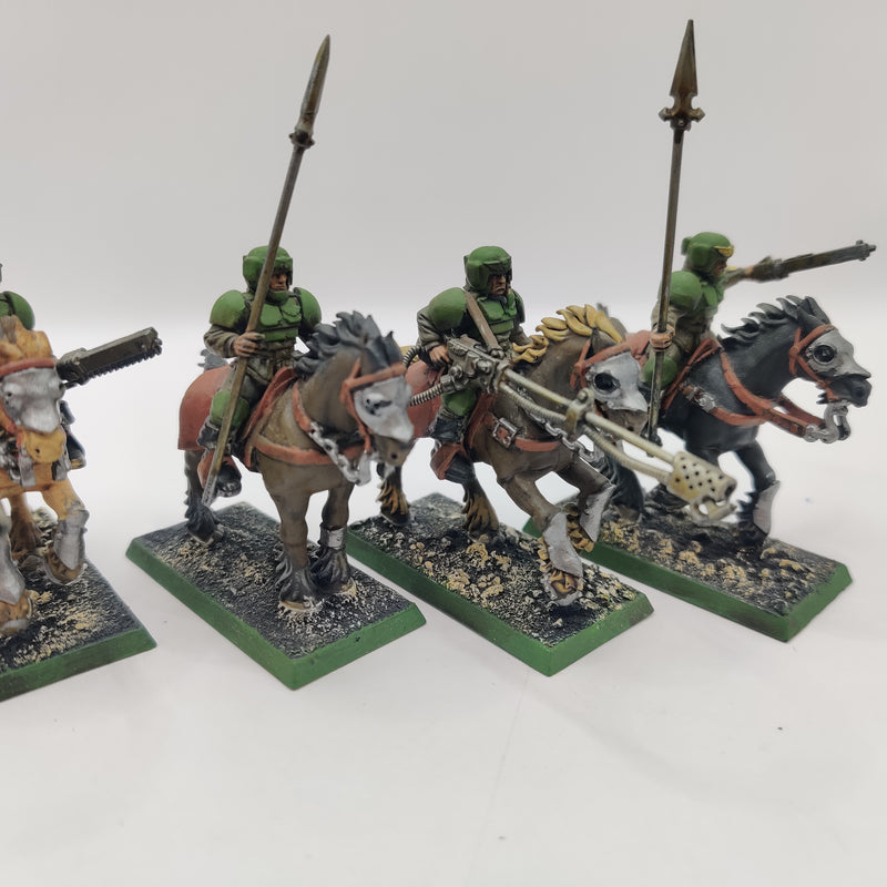 Warhammer 40k Astra Militarum Cadian Roughriders - Conversions - Painted BA192