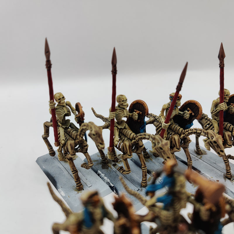 Tomb Kings of Khemri Skeleton Horsemen x8 - Painted AD087