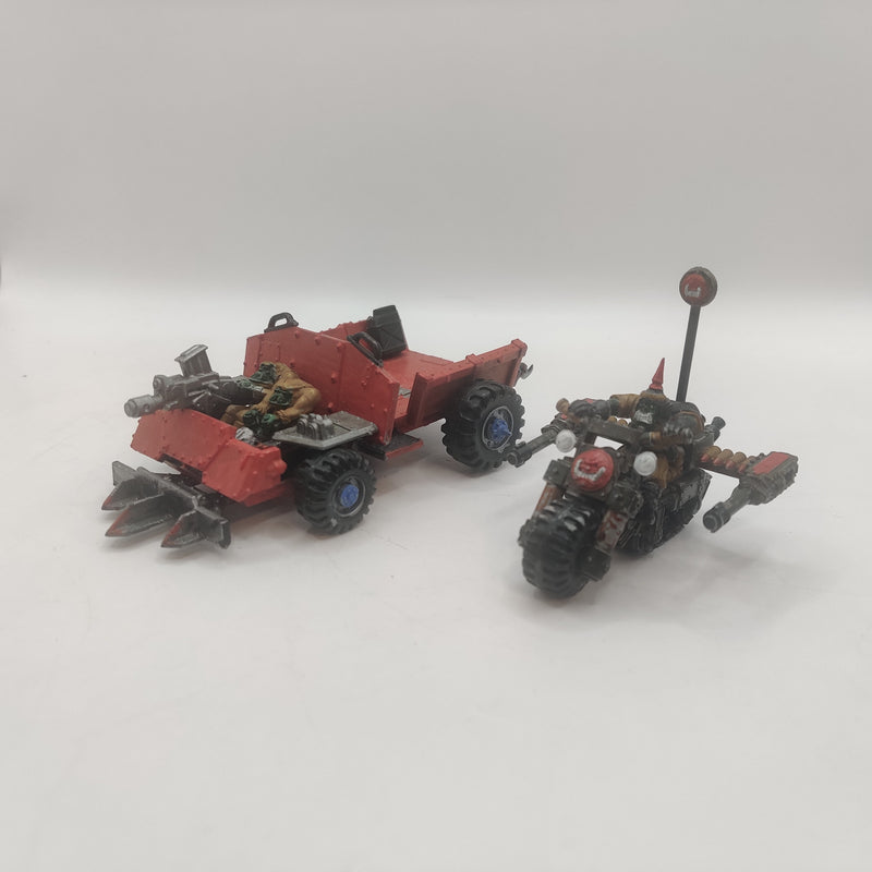 Warhammer 40k Gorkamorka Trukk and Bike BA075-0314