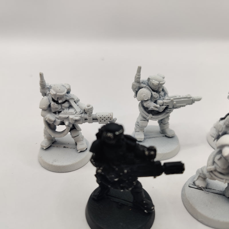 Warhammer 40k Astra Militarum Kasrkin Storm Troopers Metal AW186