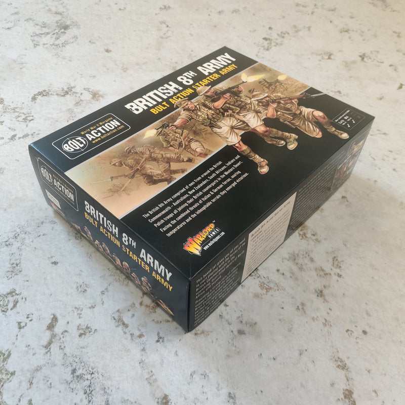 Bolt Action British 8th Army Starter Set - Complete AV189