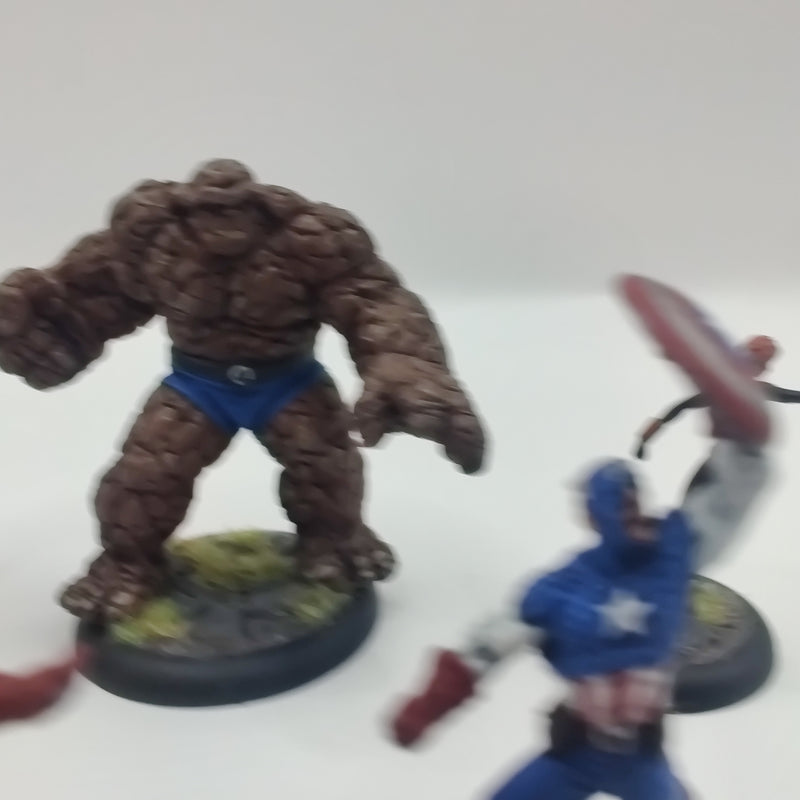 Knight Models Marvel Avengers and The Thing - Painted BA100