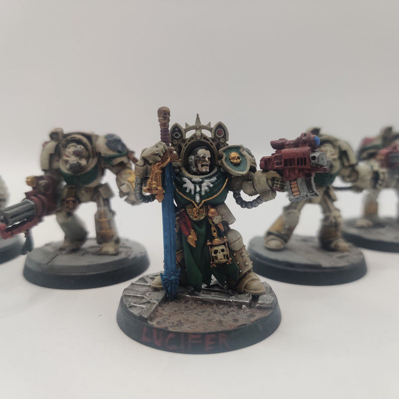 Warhammer 40k Dark Angels Deathwing Terminators - Painted AA091