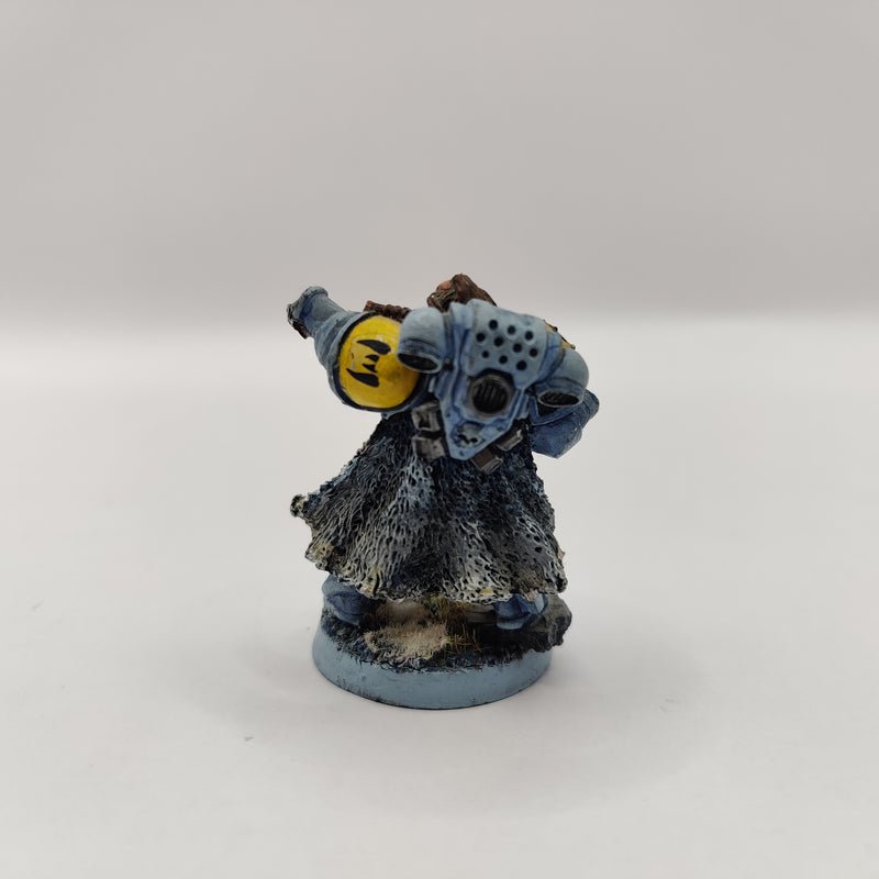 Warhammer 40k Space Wolves Wolf Lord on Thunderwolf and Rune Priest AZ165