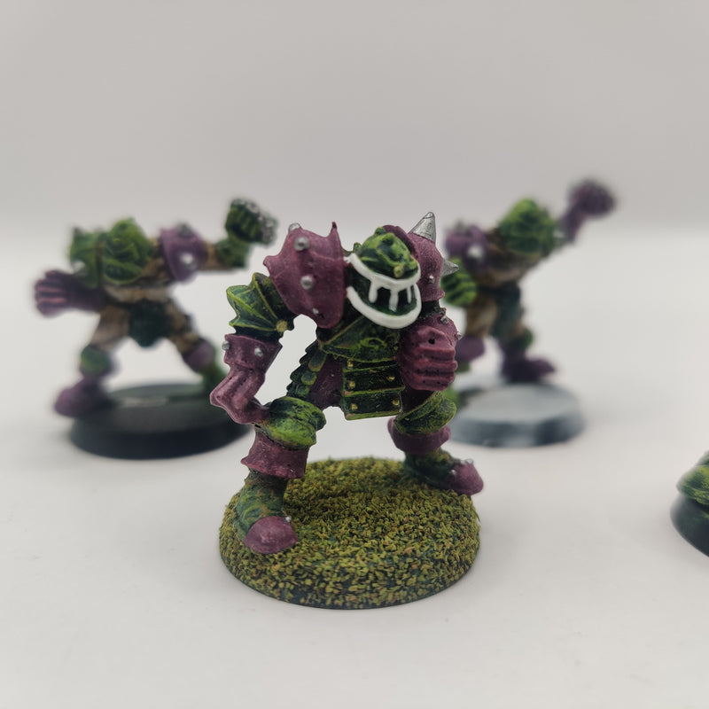 Blood Bowl 2nd Edition Chaos Warriors x4 - Painted - OOP Metal AL007