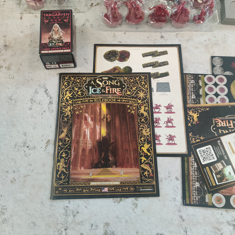 A Song of Ice and Fire Targaryen Starter Set and Card Upgrade Pack AA201