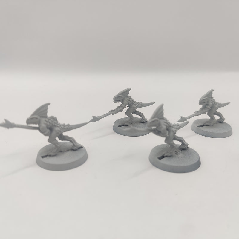 Warhammer Lizardmen Skink Razordon Herders x6 - Finecast AH053