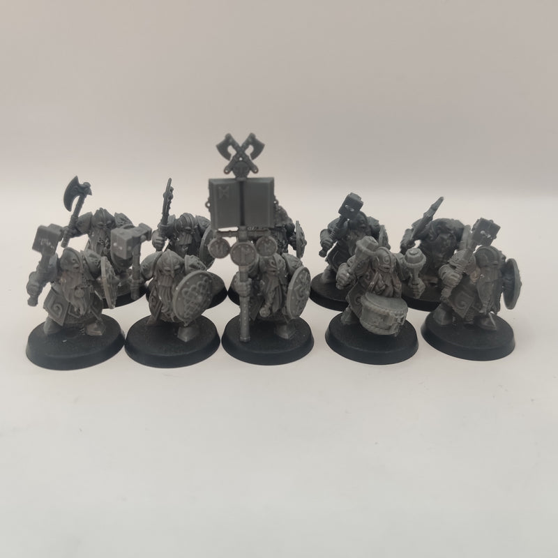 Warhammer the Old World Dwarf Warriors, King and Engineer AI184