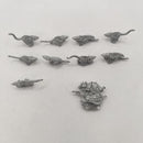 Warhammer Fantasy Skaven Packmaster and Rats x9 BA062