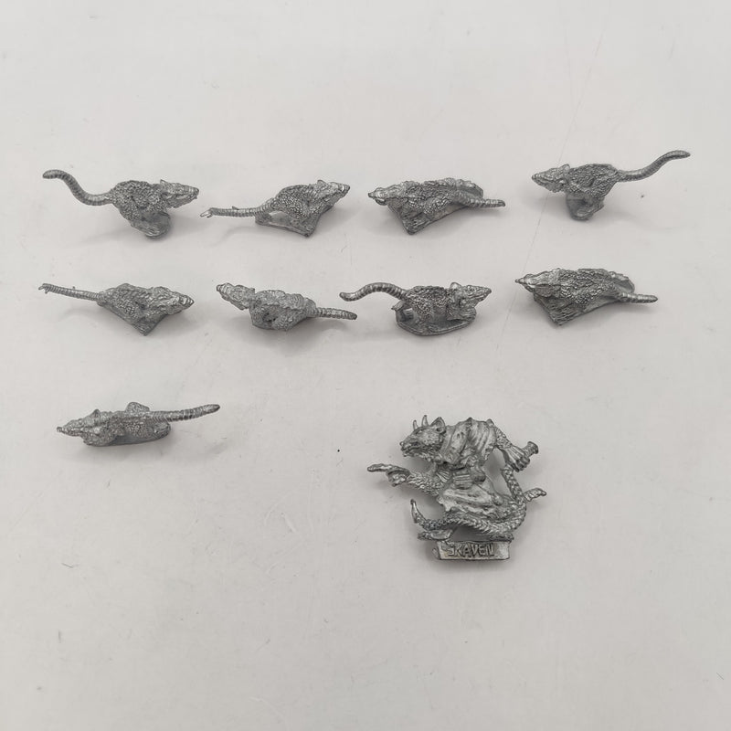 Warhammer Fantasy Skaven Packmaster and Rats x9 BA062