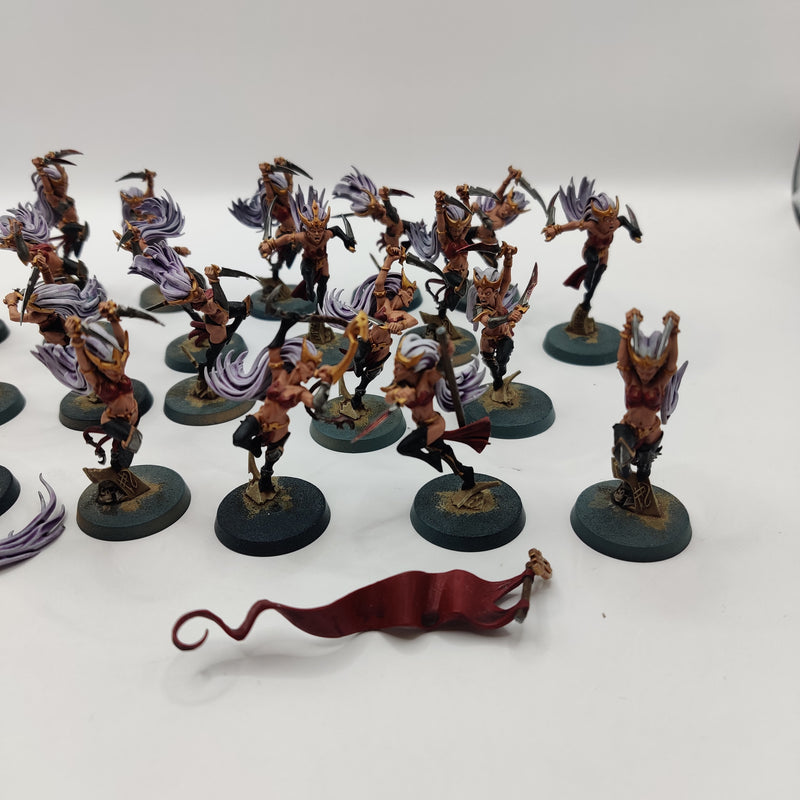 Age of Sigmar Daughters of Khaine Wyche Aelves x20 - Painted AW186