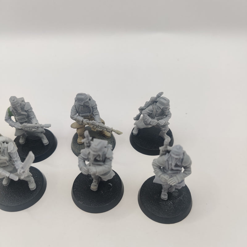 Warhammer 40k Forgeworld Death Korps of Krieg Squad Advancing AJ058