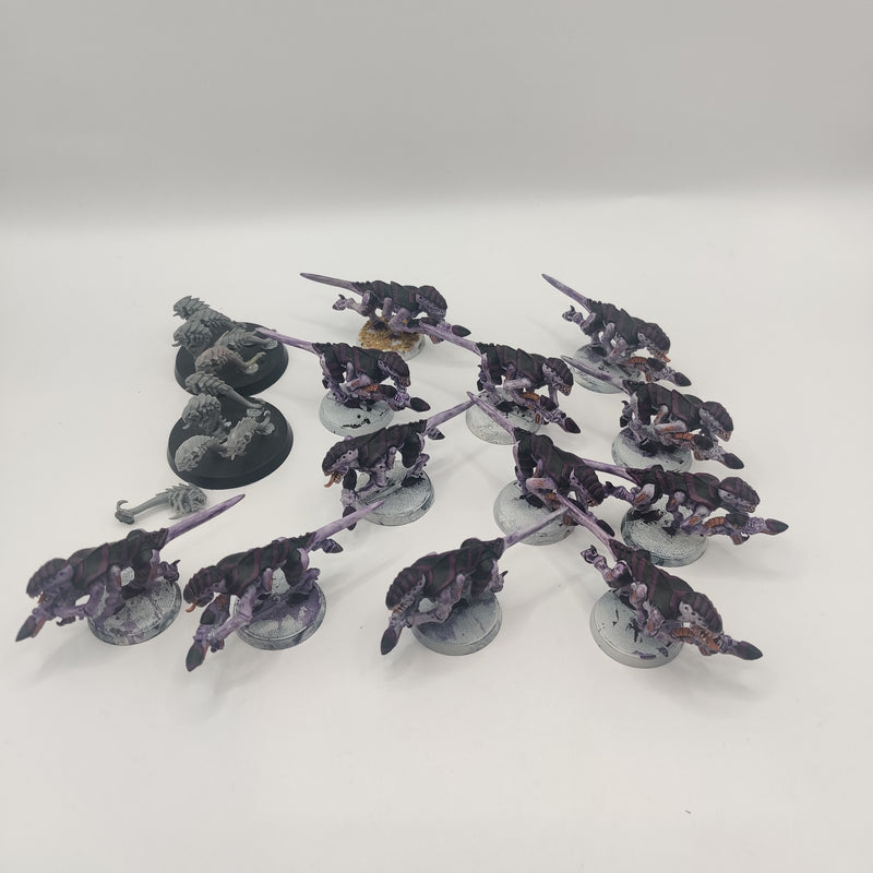 Warhammer 40k Tyranid Termagants x12 with Ripper Swarms AJ019