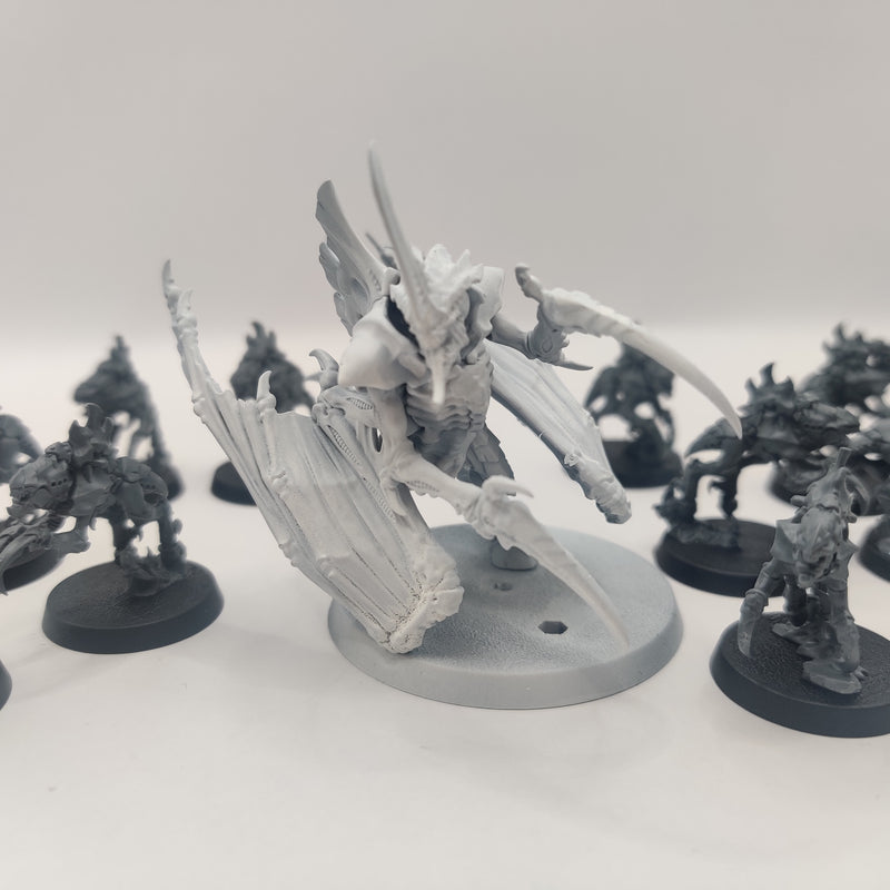 Warhammer 40k Tyranids Winged Prime and Neurogaunts AZ130