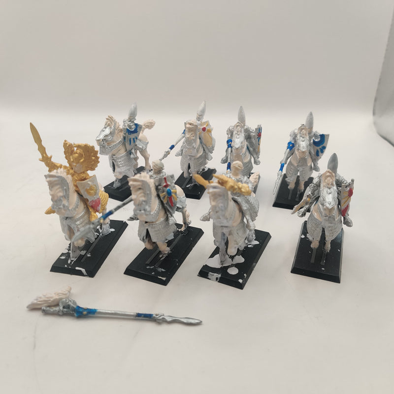 Warhammer The Old World High Elf Silver Helms x8 AO010-0321