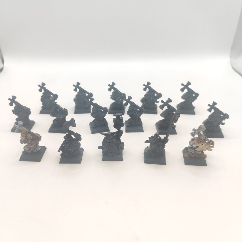 Warhammer Fantasy Dwarf Hammerers x16 Metal OOP AD007