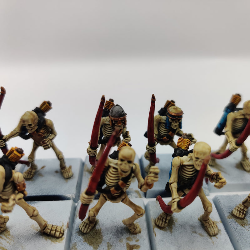 Tomb Kings of Khemri Skeleton Archers x16 - Painted AA044