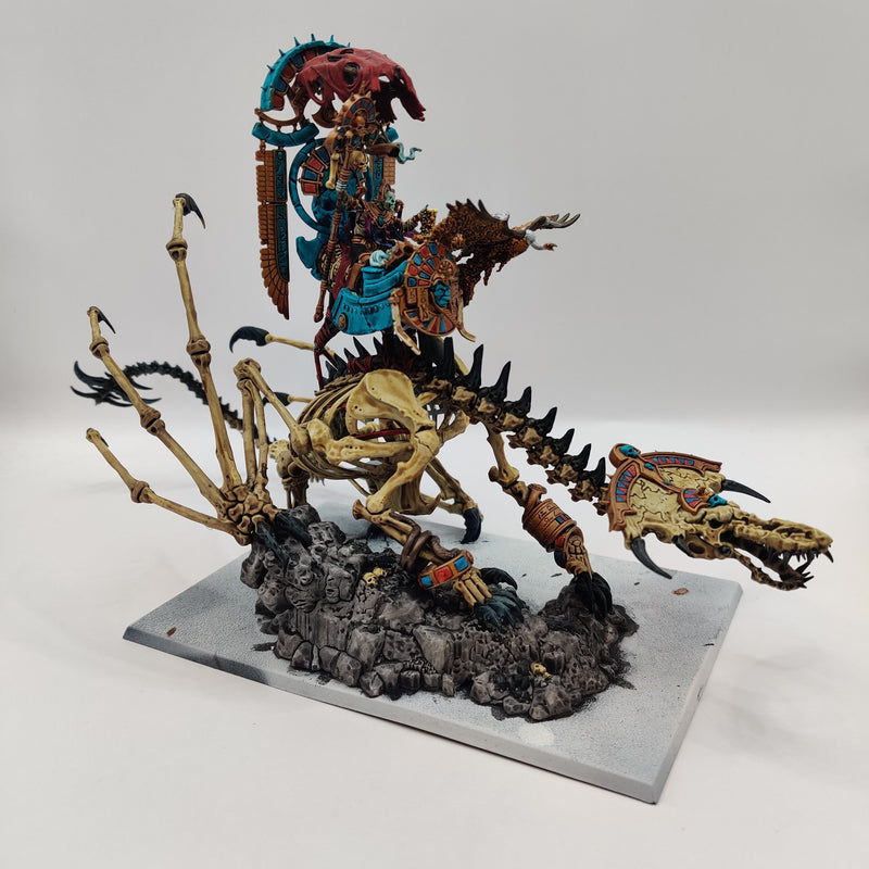 Tomb Kings of Khemri Liche Priest on Necrolith Bone Dragon - Painted AU069