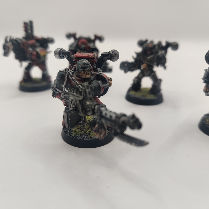 Warhammer 40k Chaos Space Marine Havoc Squad - Metal / Painted BC088